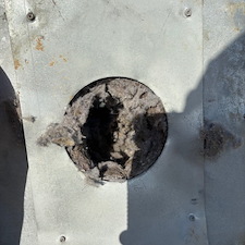 Dryer Vent Roof Jack replacement and dryer Vent Cleaning Daphne, AL 3