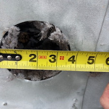 Dryer Vent Roof Jack replacement and dryer Vent Cleaning Daphne, AL 8